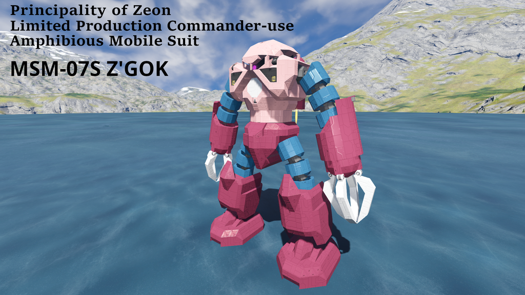 MSM-07S Z'GOK COMMANDER TYPE (Char Aznable)