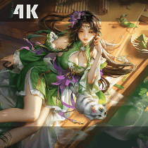三国杀【孙茹 沐兰含芳 待机】4K preview
