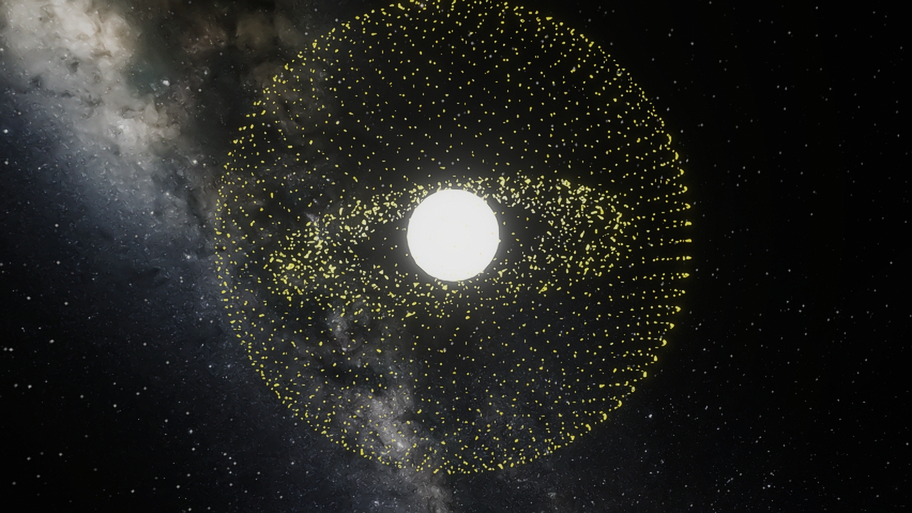sun with dyson sphere