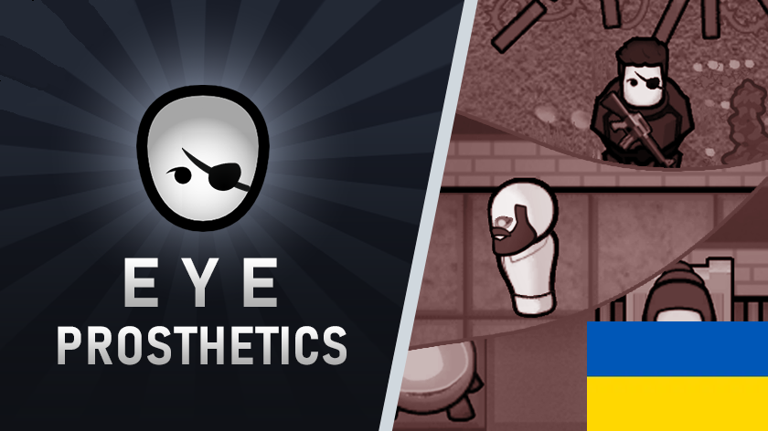 [CZK] Eye Prosthetics (Continued) UA mod preview for RimWorld