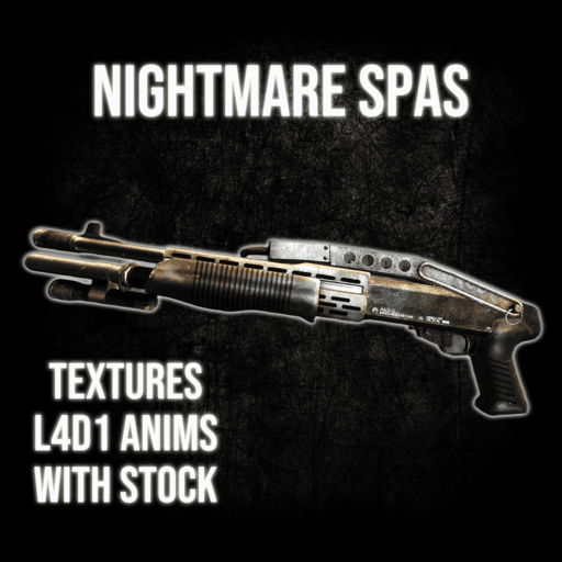 Unfolded SPAS with fixed l4d1 anims & textures preview