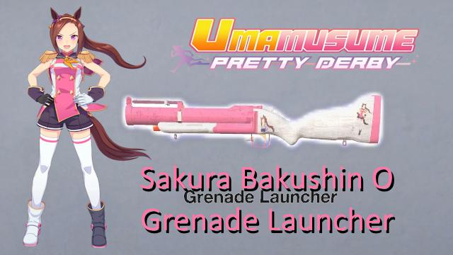 Umamusume Pretty Derby: Sakura Bakushin O Grenade Launcher Reskin preview