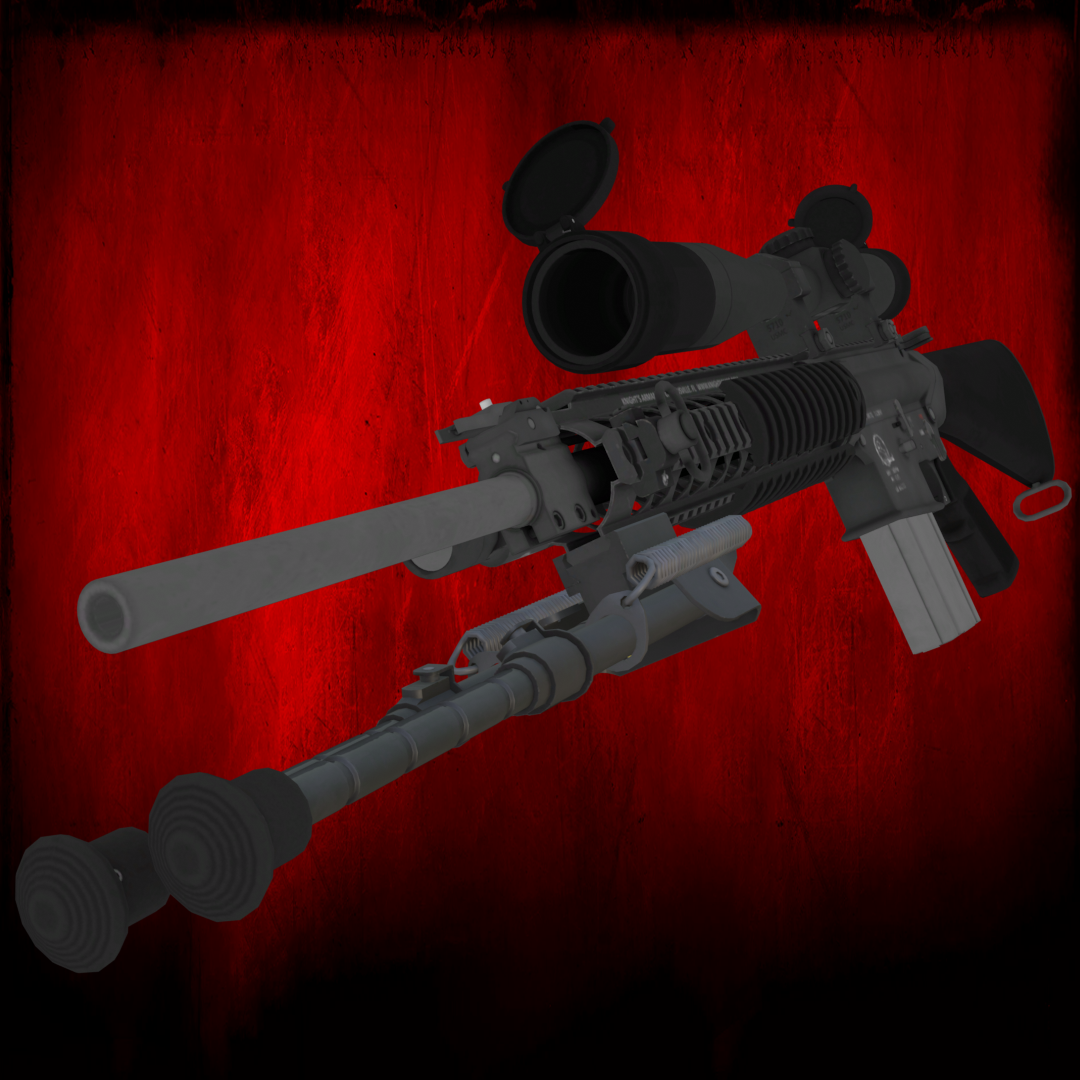 Armalite AR-10 in L4D1 Animations