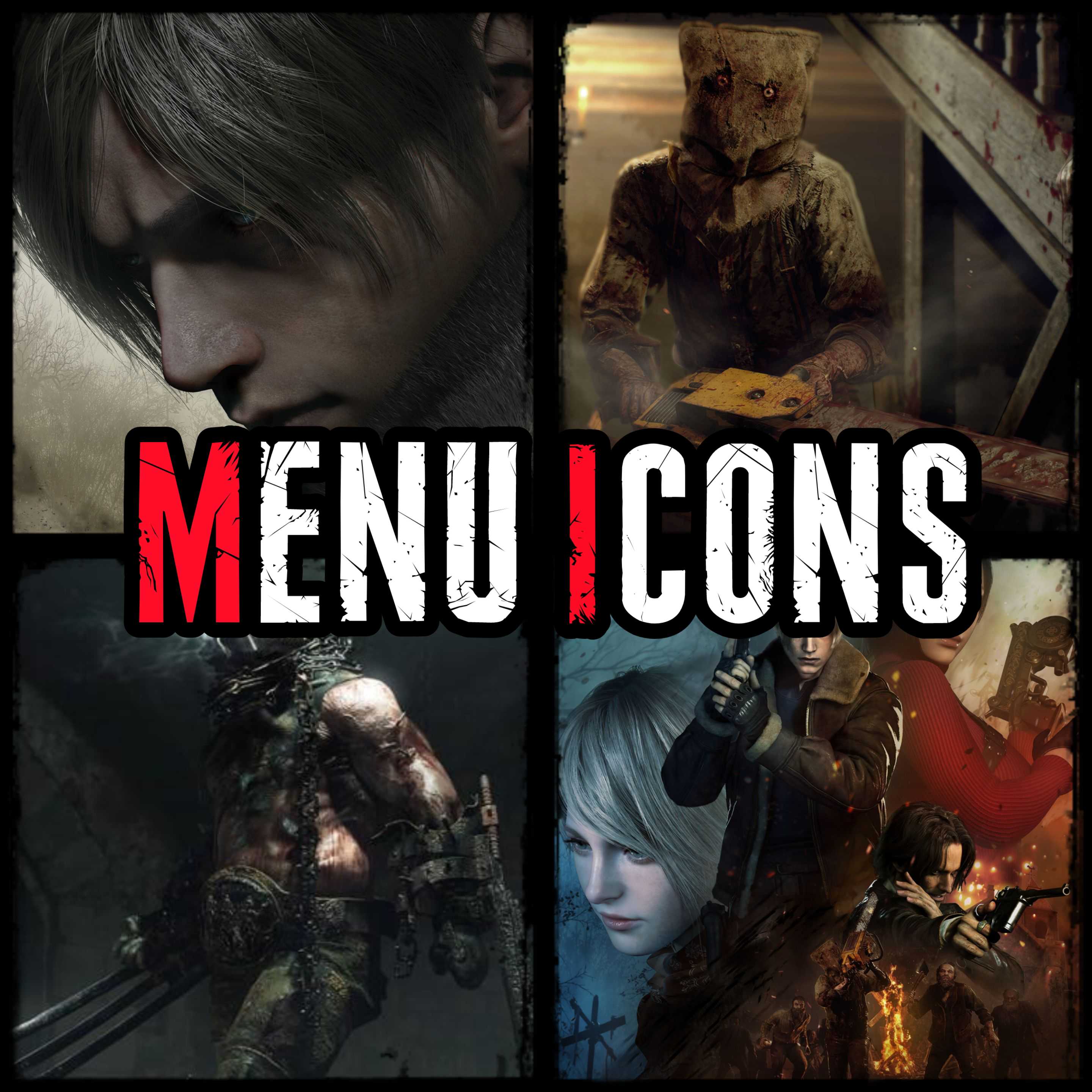 Resident Evil 4 (2023) Menu Icons