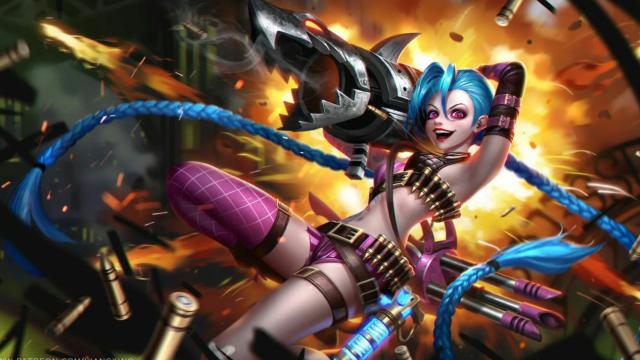 R-18 Jinx (League of Legends) animated Glow Tablet Medkit