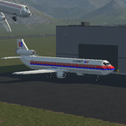 Softbody AIR LINER DC-10-10 United Airlines Saul Bass