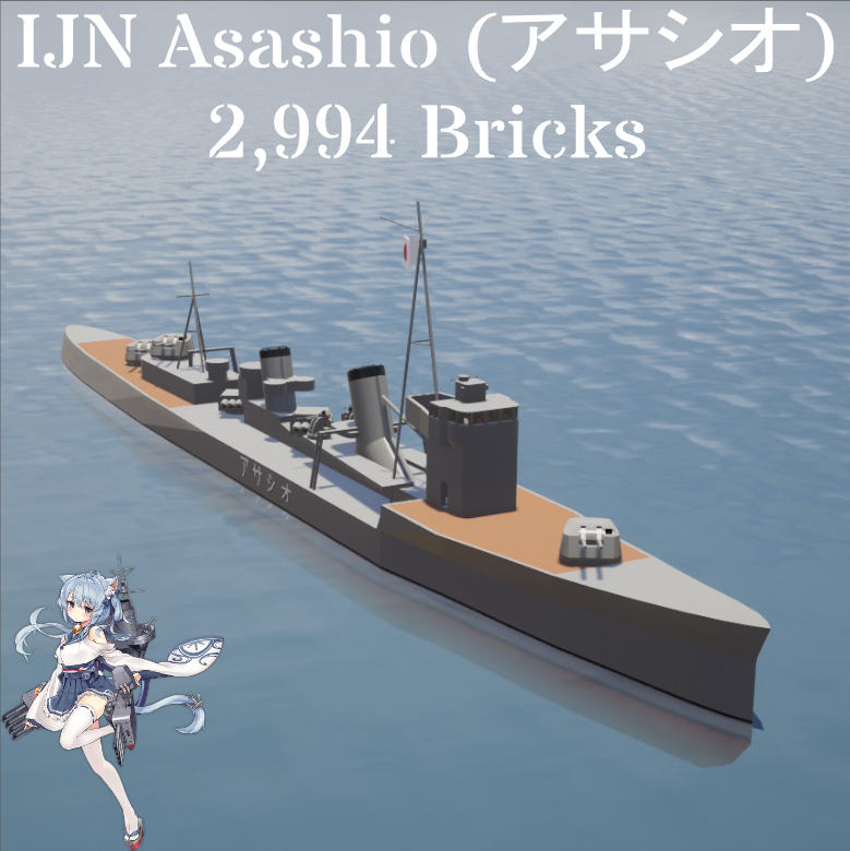 IJN Asashio | Japanese Asashio Class Destroyer DD-76