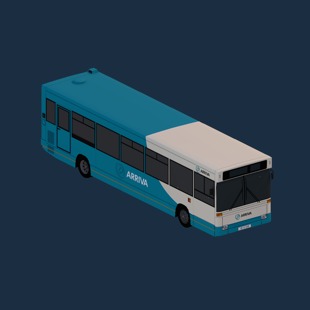 Dennis Dart SLF 10.7m Arriva Cotswold Stone Long Swoop (Side logos)