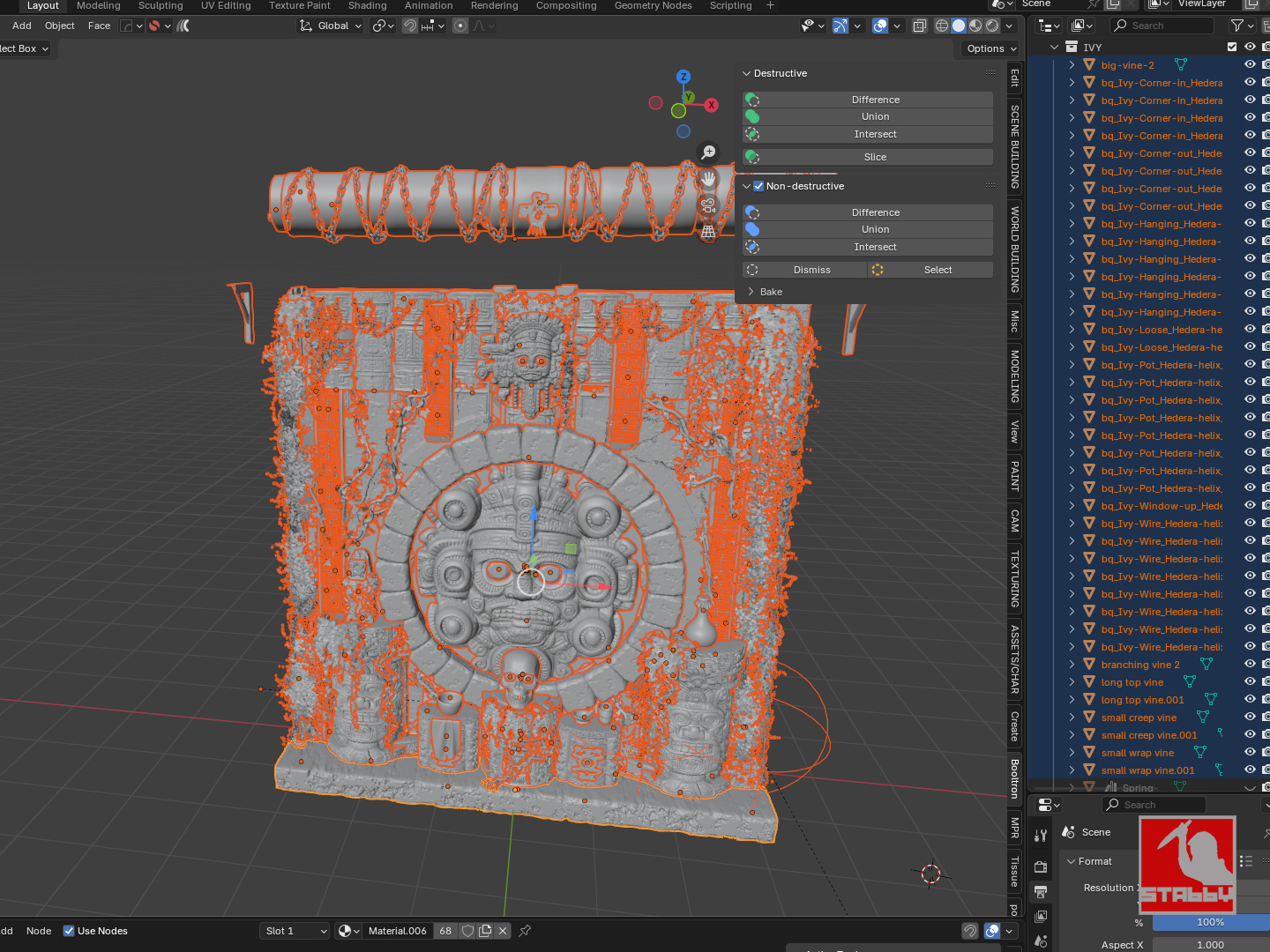 Forbidden Mayan Temple Garage Door thumbnail 3
