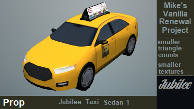 taxi jubilee sedan 1 prop