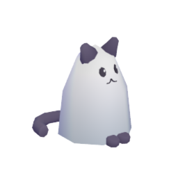 Kitten in Ghost Costume
