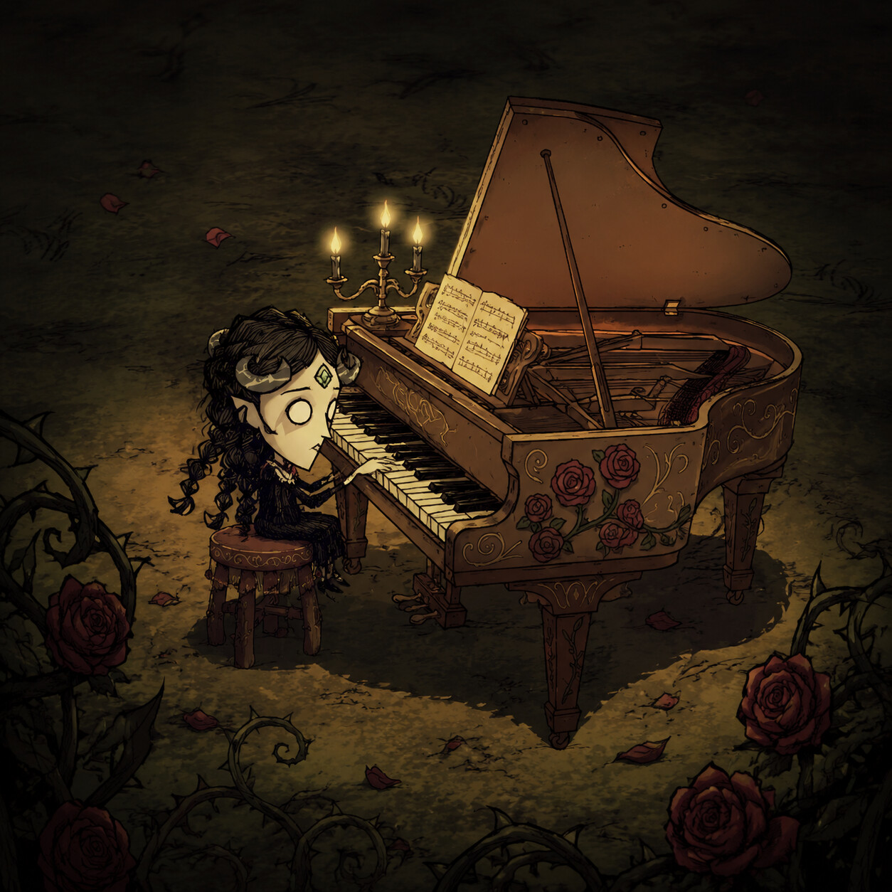 play piano（弹钢琴） – Don't Starve Together Mod