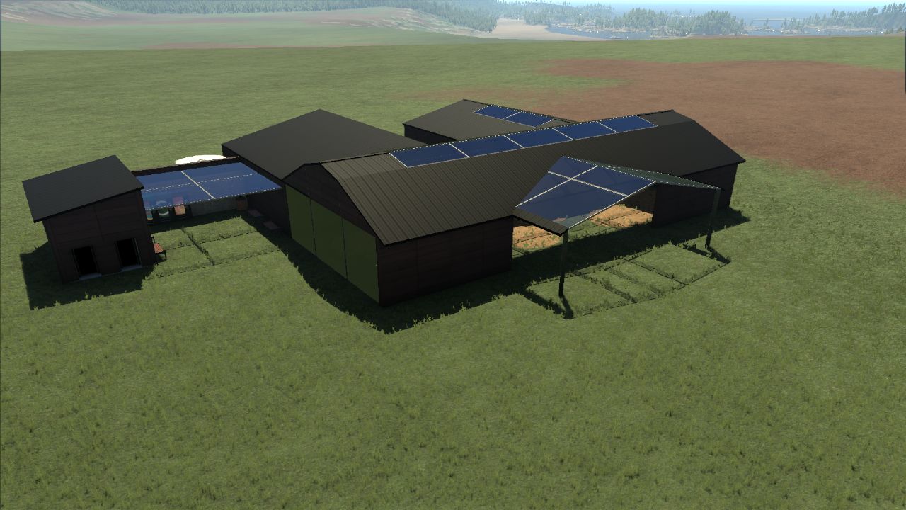 Modern Medium Shelter with backstage facilities