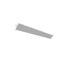 White ceiling molding 1m