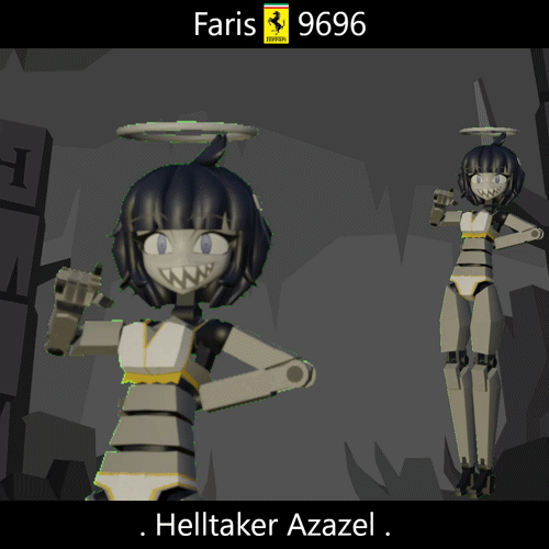 [Kitbash/V2.1] Azazel (The Curious Angel) Playermodel/Ragdoll

