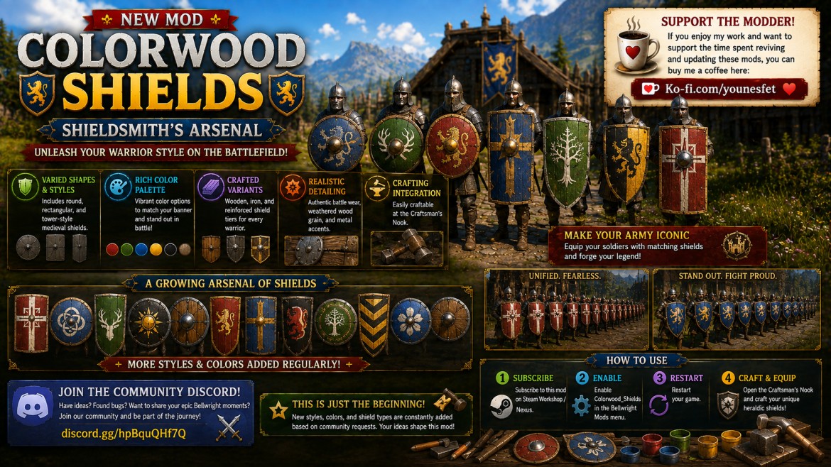 Colorwood Shields