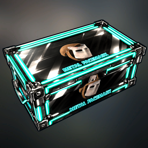 metal facemsk box