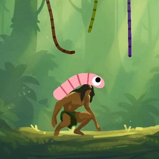 Selfie Worm Photo