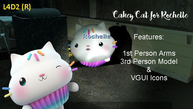 Cakey Cat (Gabby's Dollhouse) For Rochelle (L4D2) preview