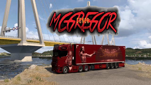 Scania 770S Sarantos - Conor McGregor (skin only-no lightbox)