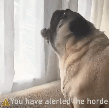 Horde Sound but its a pug screaming
