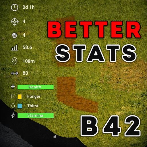 Better Stats [B42.20] SP/MP – Project Zomboid Mod