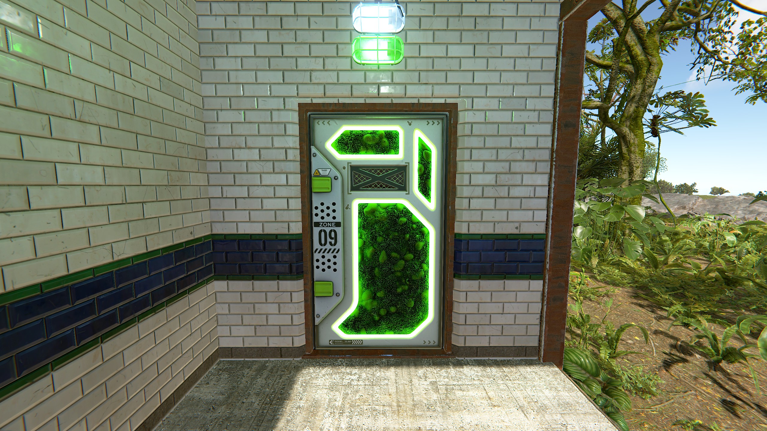 Greening Area Armored Door thumbnail 4