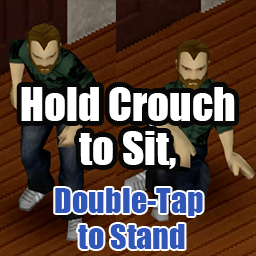 Hold Crouch to Sit