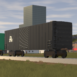 50 Foot Boxcar - Zipperton Railroad