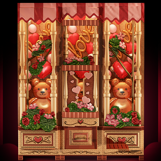 Lovely Balloon Cart/Locker (Glow) (Transparent)