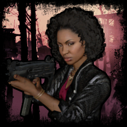 Rochelle - Pink Rocker + Afro Hair