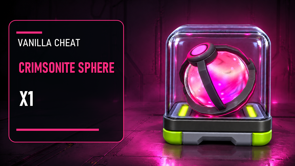 Crimsonite Sphere X1 VANILLA CHEAT