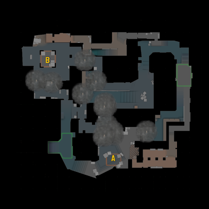 MIRAGE SMOKES FROM T – Counter-Strike 2 Mod