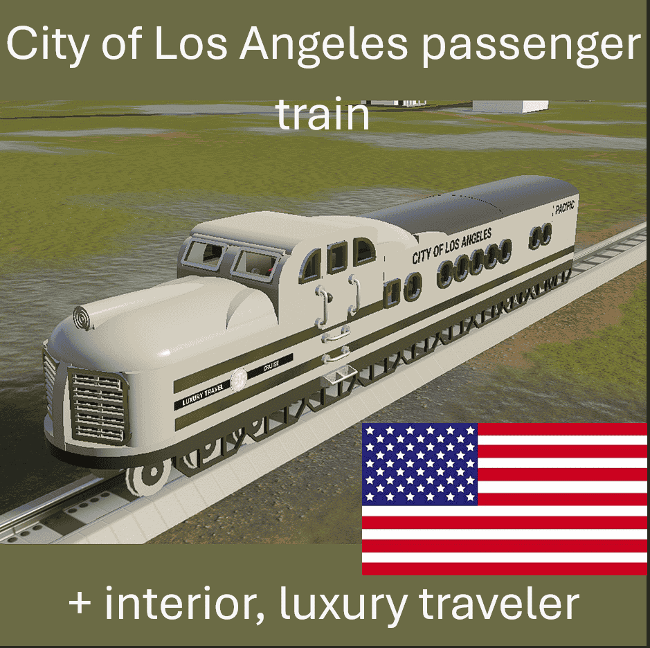 City of Los Angeles luxury train