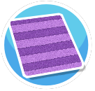 Rug Purple Stripes Horizontal