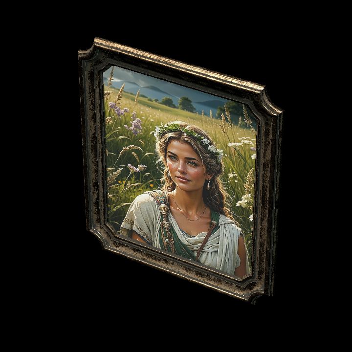 Painting, Meadow Nymph