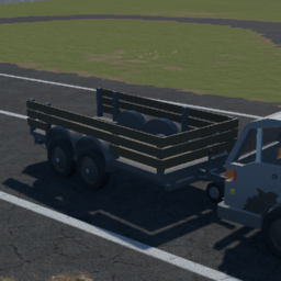 OV. MFS-600/650 Trailer (Wooden Sides. Douple Axle). v1981