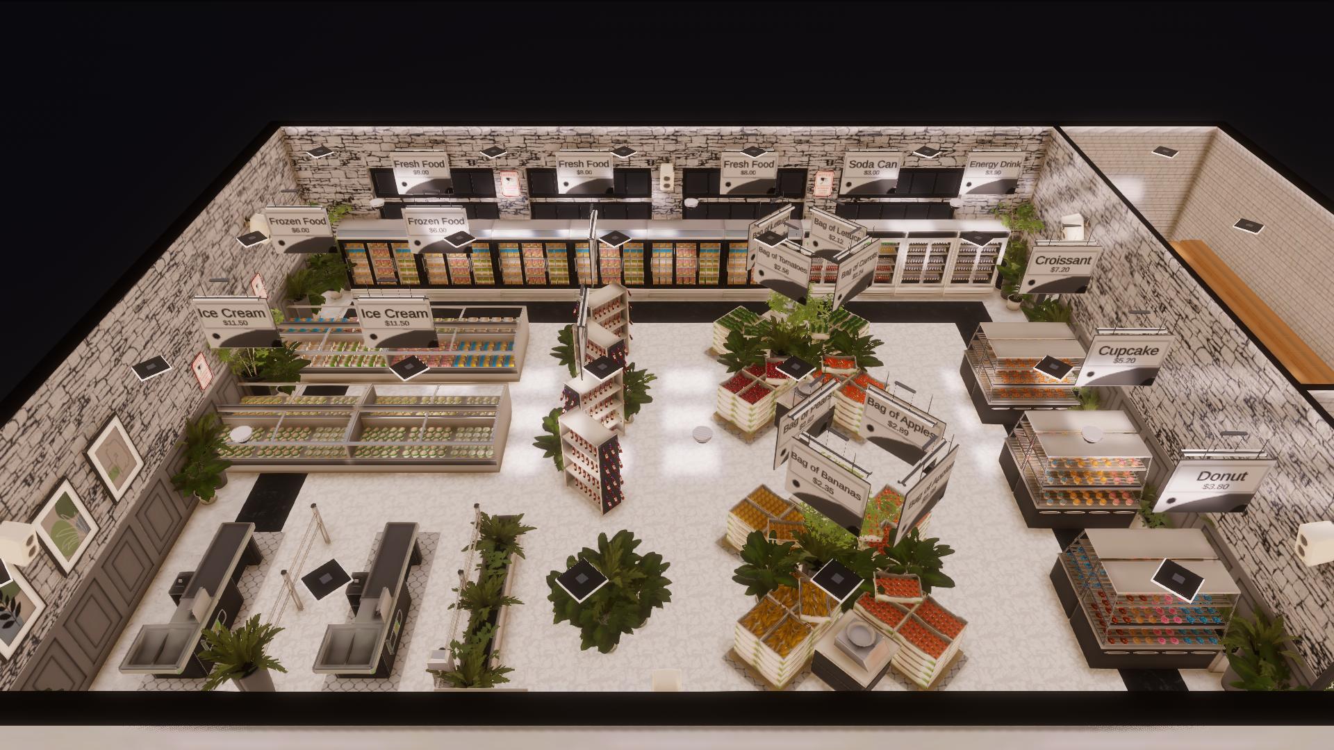 [JH] D2 Supermarket (MAXED) Monotone