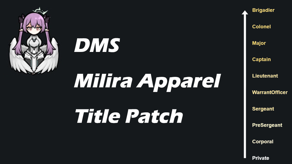 [DMS] Milira Apparel Title Patch mod preview for RimWorld