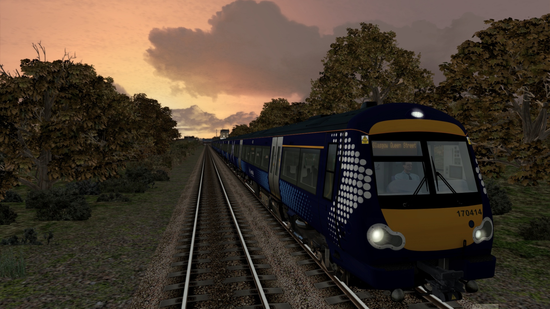 Class 170 Edinburgh to Glasgow Part 1 of 2