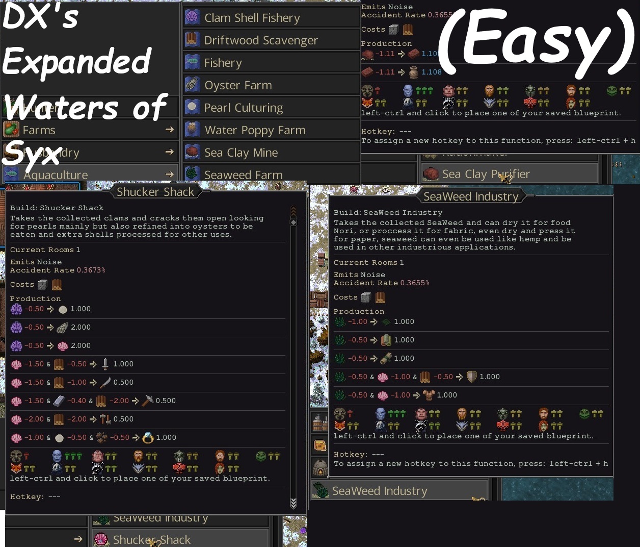 DX's Expanded Waters of Syx - v71 (easy)