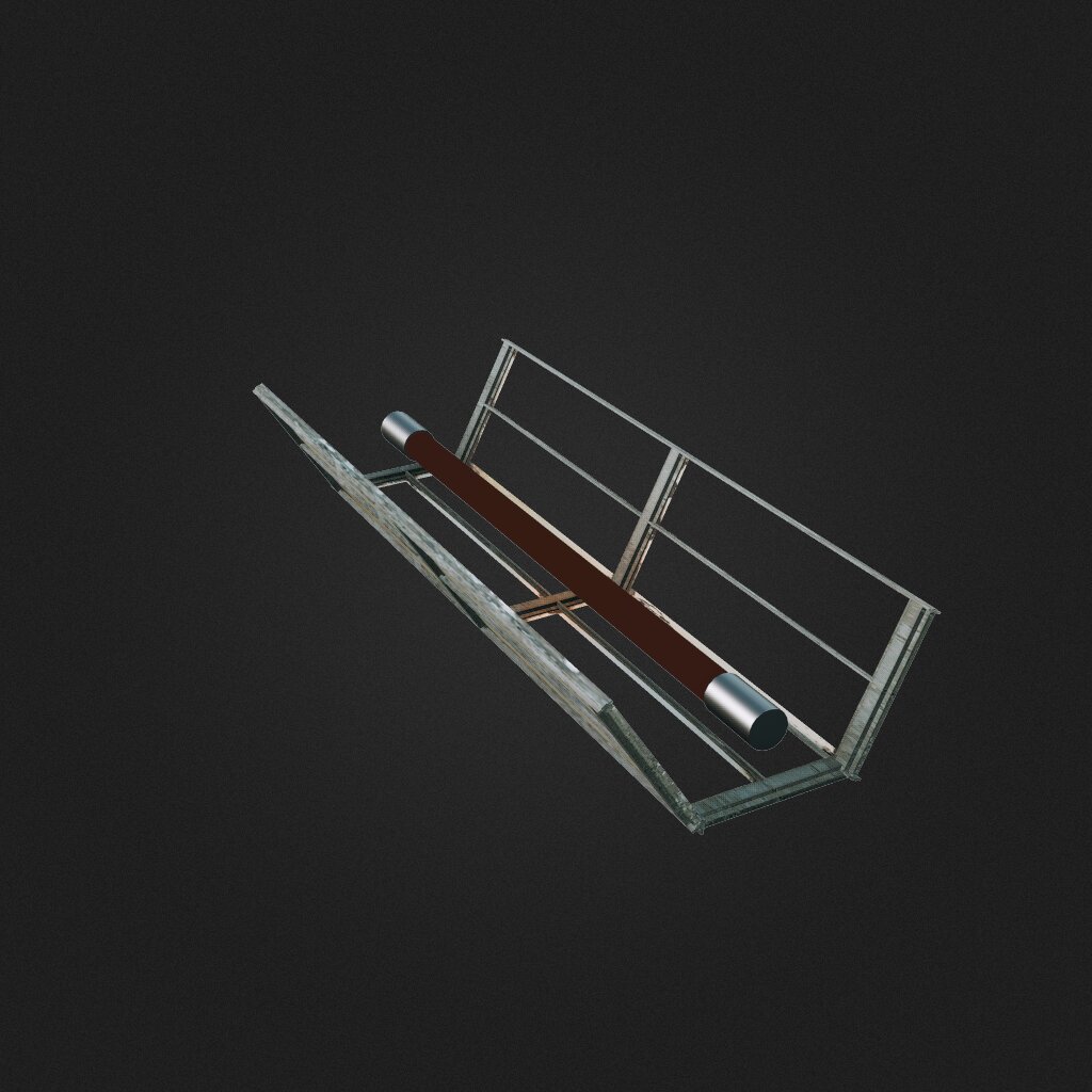 open end ceiling light