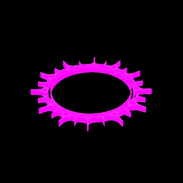 A glowing sigil - pink circle 2