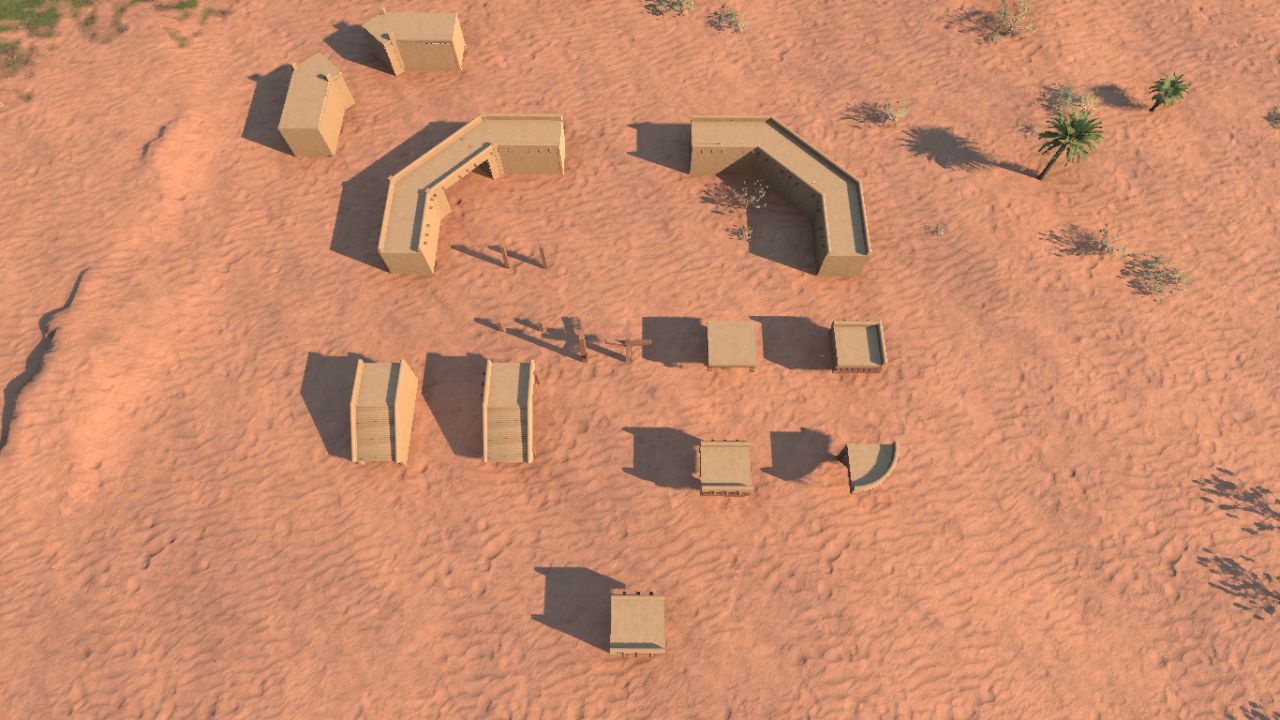 EXPANDED Raised Walkways set-arid theme