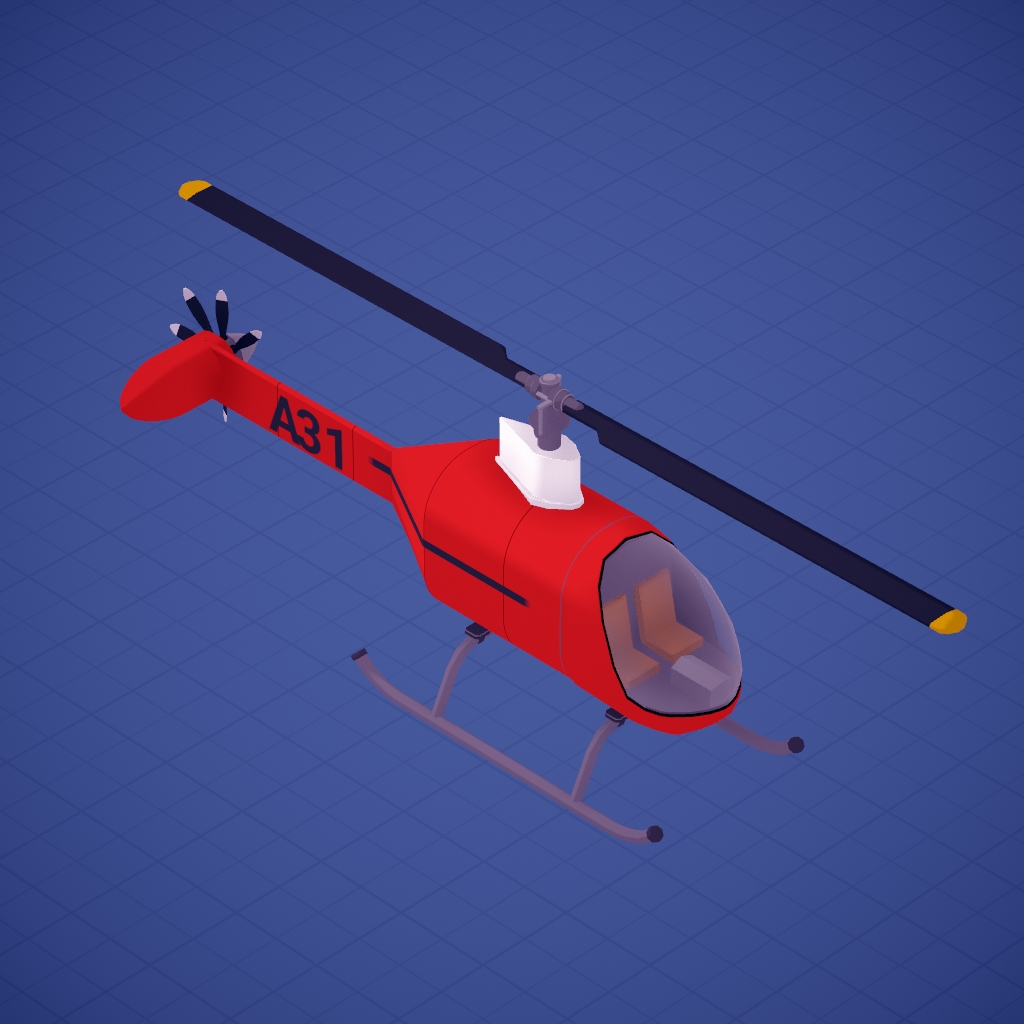 red helicopter