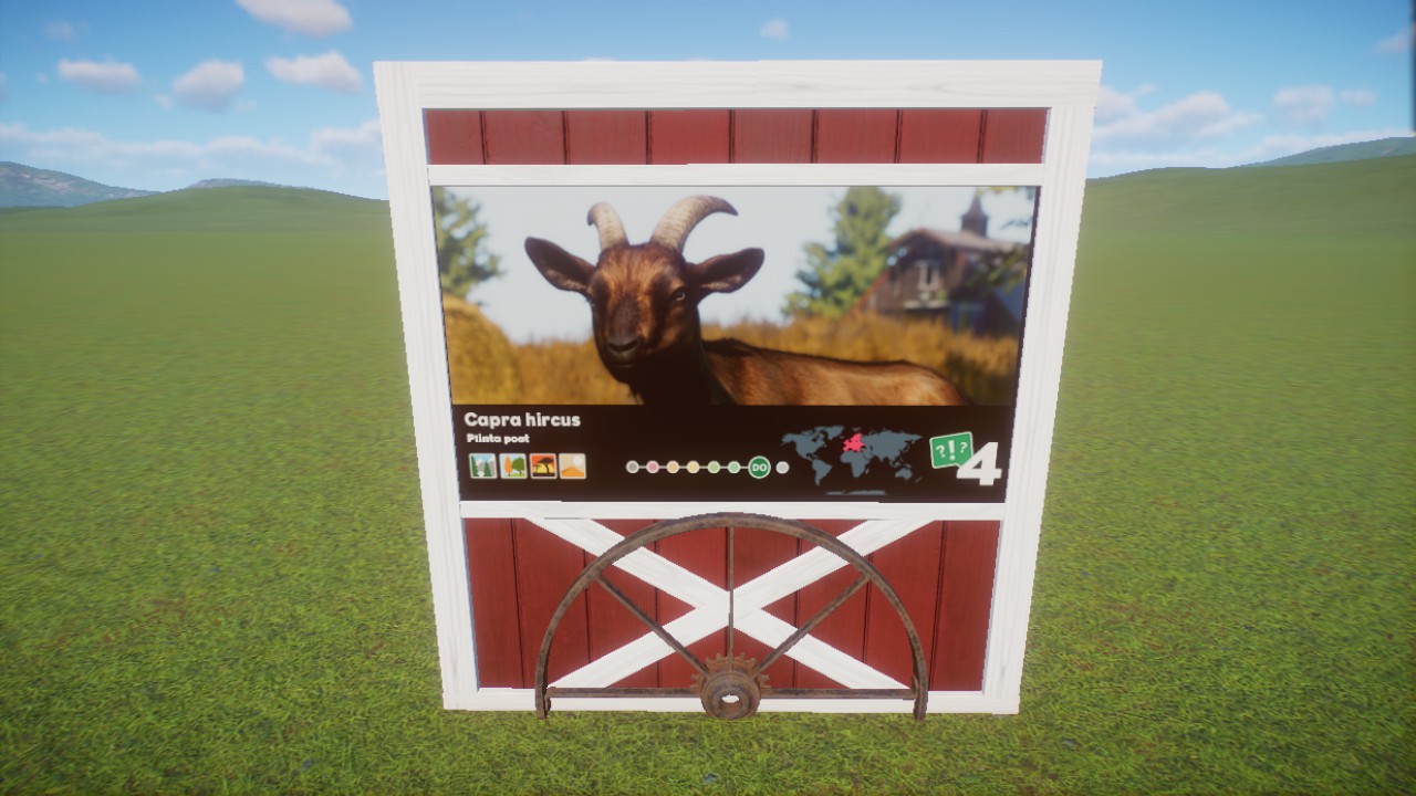Rustic Habitat Information Board