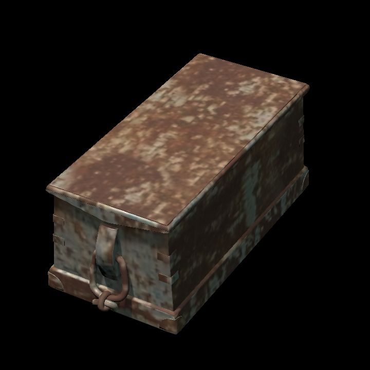Chest lidded - rusty 3