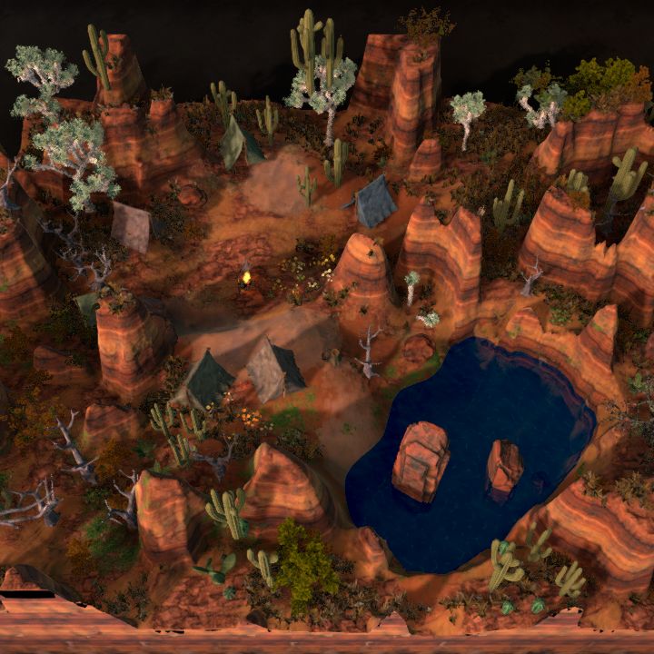 Badlands Pool Camp
