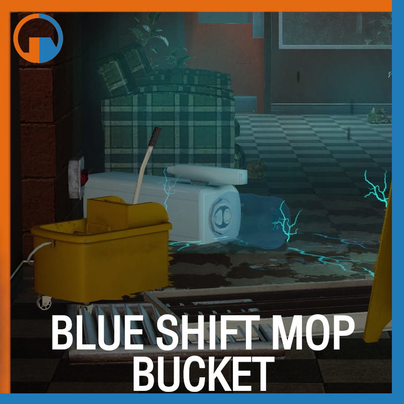 Blue Shift Mop Bucket for Black Mesa
