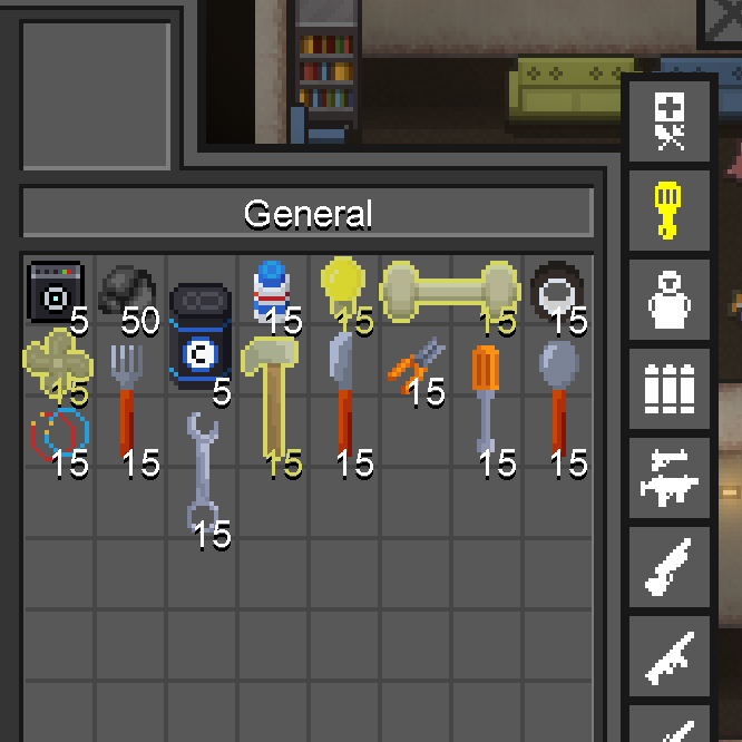 Barman sells simple tools